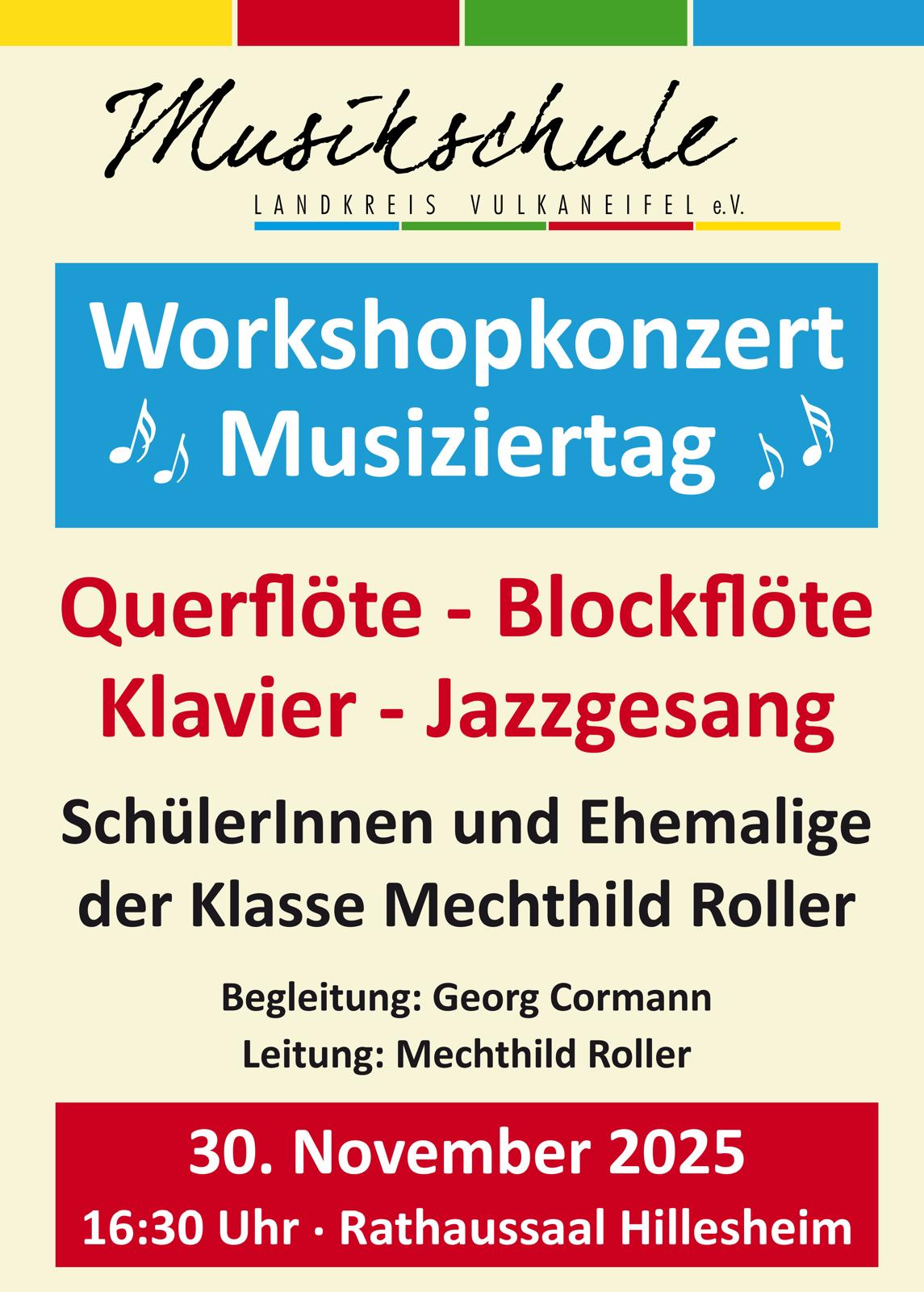 Workshopkonzert Musiziertag