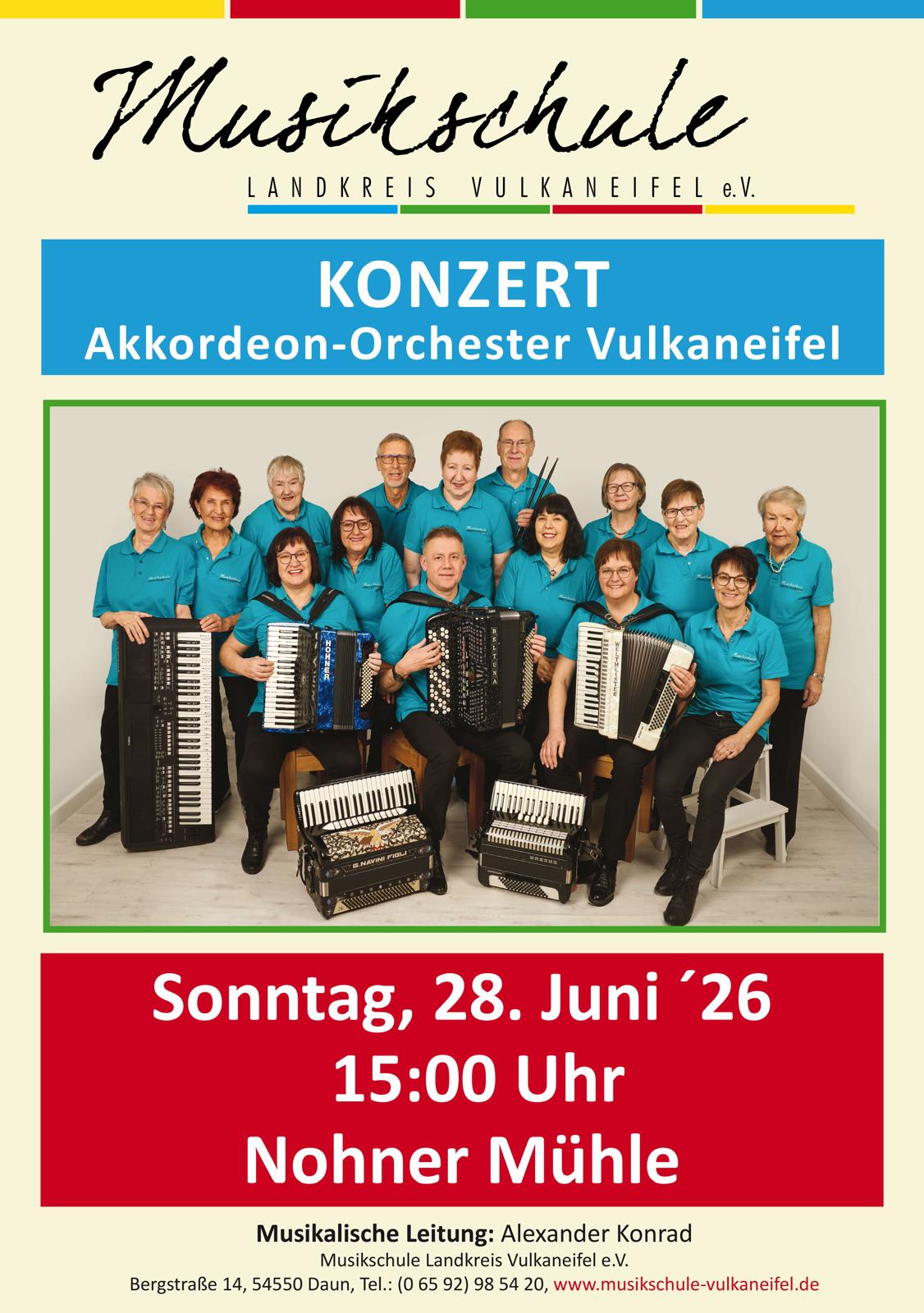 Konzert Akkordeon-Orchester Vulkaneifel